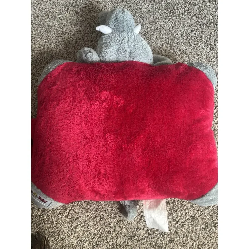 Pillow Pets Alabama Crimson Tide Elephant Plush Decorative Pillow Logo Red Gray